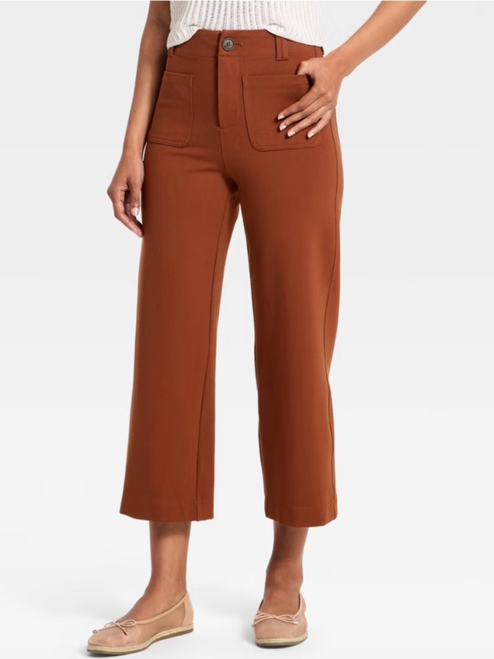 A New Day Pants-New w/Tags-Brown-Women's 14-Target
